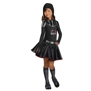 Darth Vader Costume for Girls - LARGE