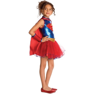 Supergirl Tutu Costume Girls - Large