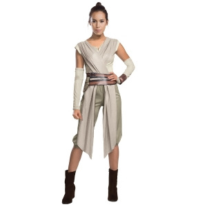 Adult Star Wars The Force Awakens Deluxe Rey Costume - MEDIUM