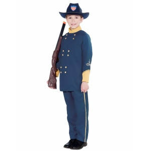 Union Officer Kids Costume - LARGE