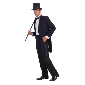 Mens Plus Vintage Hollywood Tuxedo Costume - X-LARGE