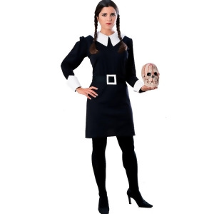 Women's Wednesday Addams Costume - LARGE