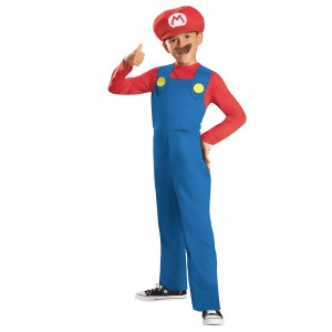 Super Mario Bros Mario Costume for Boys - MEDIUM