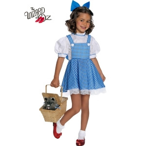 Girl's Deluxe Dorothy Wizard of Oz Costume - MEDIUM