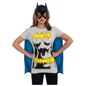 Batgirl Cape Mask and Skirt for Women - SMALL