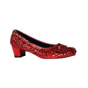 Children's Red Sequin Shoes - MEDIUM