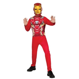 Captain America Civil War Iron Man Costume for Kids - All
