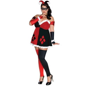 Adult Harley Quinn Plus Sexy Costume - PLUS