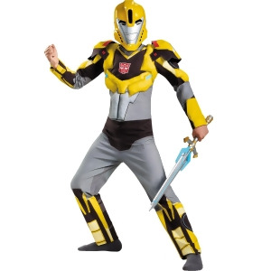 Transformers Bumblebee Animated Classic Muscle Chest Costume for Kids - LARGE