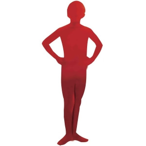 Red I'm Invisible Skin Suit for Kids - MEDIUM