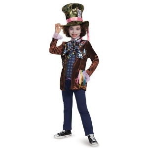 Alice Through the Looking Glass Mad Hatter Classic Costume for Kids - MEDIUM