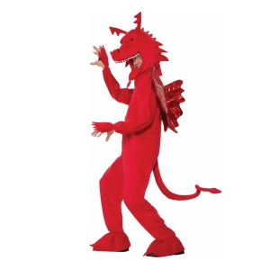 Adult Red Dragon Costume - STANDARD