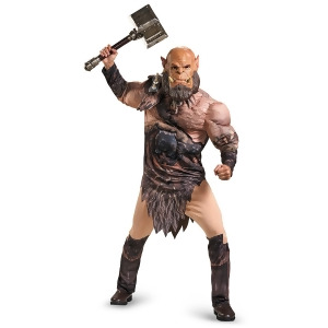 Adult Warcraft Ogrim Deluxe Muscle Costume - X-LARGE
