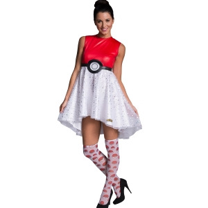 Adult Pokeball Dress Costume - Small