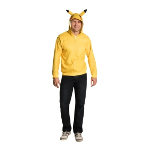 Pokemon Adult Pikachu Hoodie - X-Large