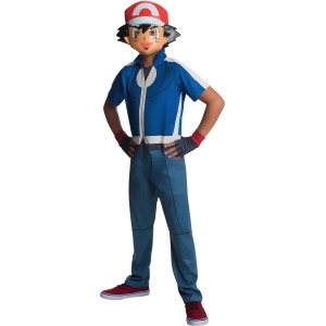 Pokemon Kids Ash Costume - Large