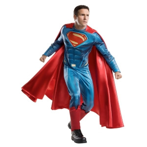 Adult Batman V Superman Dawn of Justice- Superman Grand Heritage Costume - STANDARD