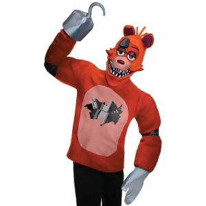 Five Nights at Freddy's Plush Foxy Costume for Adults - X-Large