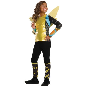 Dc SuperHero Bumblebee Deluxe Girl's Costume - MD