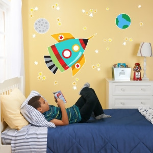 Rocket Giant Wall Decal - All