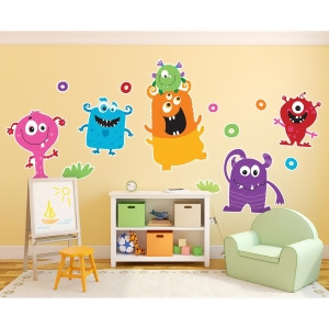 Monsters Giant Wall Decal - All