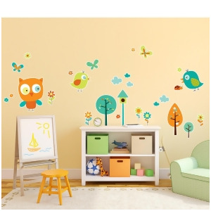 Woodland Animals Giant Wall Decal - All