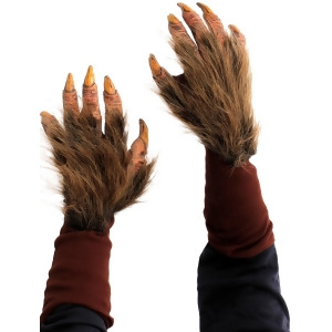 Faux Fur Covered Beast Hand Gloves - One Size