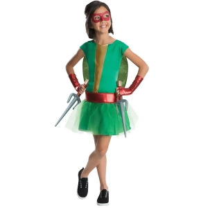 Tmnt Deluxe Raphael Girl Tutu Kids Costume - Large (12-14)
