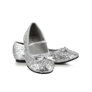 Sparkle Ballerina Silver Child Shoes - X-Small (9/10)