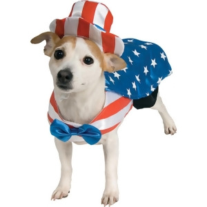 Uncle Sam Dog Costume - Medium