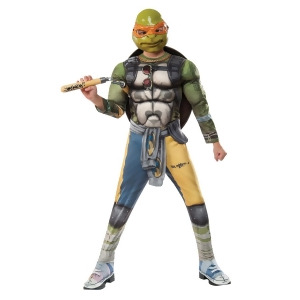 Teenage Mutant Ninja Turtles 2 Michelangelo Deluxe Movie Version Child Costume - Small