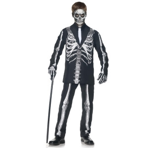 Skeleton Suit Child Costume - Small (2-4)