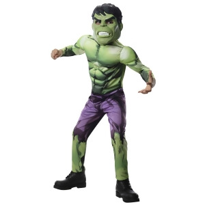 Avengers Assemble Deluxe Hulk Kids Costume - Large (12-14)