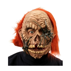 Corpse Zombie Full Mask w/ Red Hair - All
