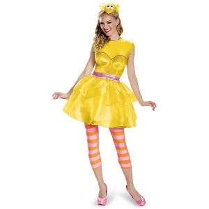 Sesame Street Big Bird Sweetheart Dress For Women - Small (4-6)