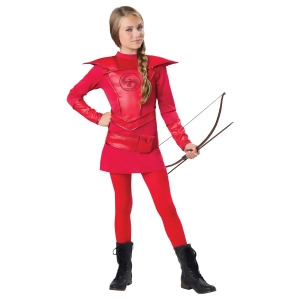 Red Warrior Huntress Child Costume - Small