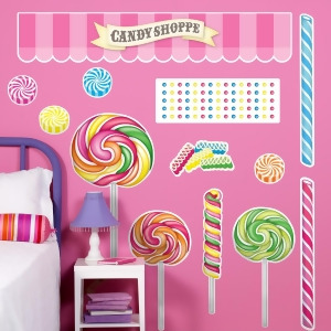 Candy Shoppe Giant Wall Decals - All