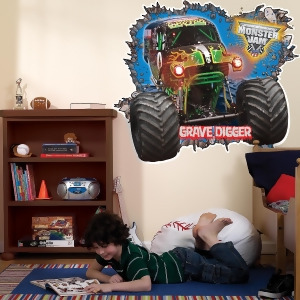 Monster Jam 3D Giant Wall Decals - All