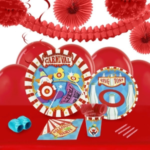 Carnival Games 16 Guest Tableware Deco Kit - All
