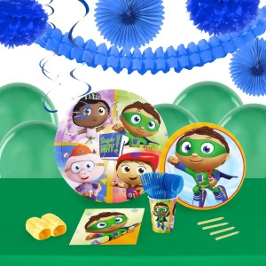 Super Why 16 Guest Tableware Deco Kit - All