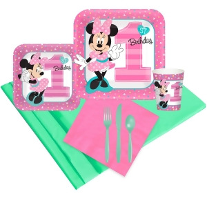 Disney Minnie Mouse 1st Birthday Party Pack - All