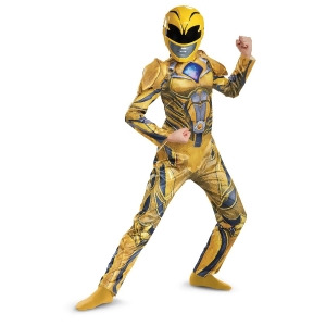 Power Rangers Yellow Ranger Deluxe Child Costume - 10-12