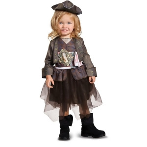 Pireates of the Caribbean 5 Captain Jack Inspired Tutu Classic Toddler Costume - 2T