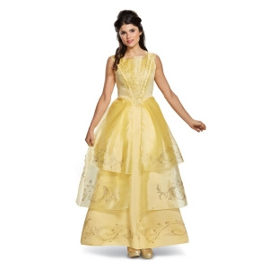 Disney Beauty and the Beast Belle Ball Gown Deluxe Adult Costume - Small