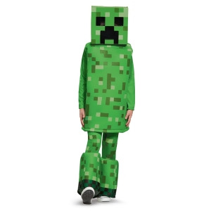 Minecraft Creeper Prestige Child Costume - Medium