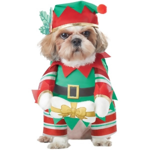 Elf Pup Pet Costume - Large