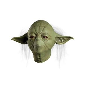 Star Wars Yoda Overhead Latex Mask Adult - All
