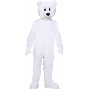 Polar Bear Plush Economy Mascot Adult Costume - Standard