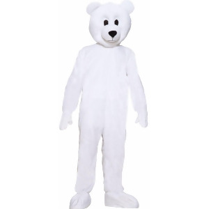 Polar Bear Plush Economy Mascot Adult Costume - Standard