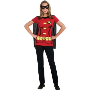 Robin Female T-Shirt Adult Costume Kit - Medium